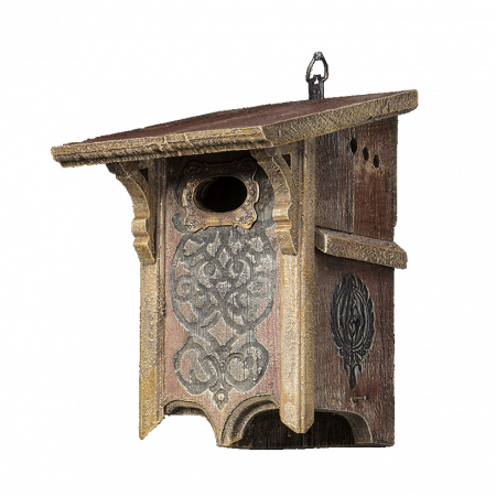 bluebird letterbox bird feeder hand crafted from barnwood
